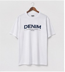 DENIM Logo White